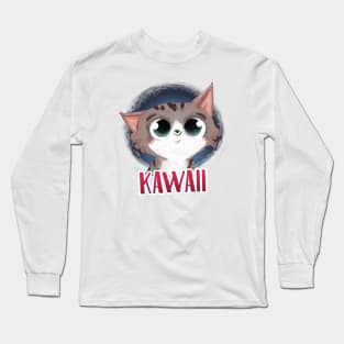 Gato circulo Long Sleeve T-Shirt